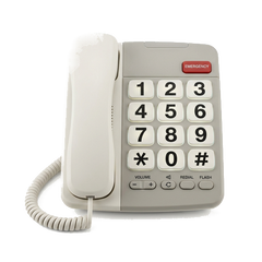 Telefones fixos com teclas grandes