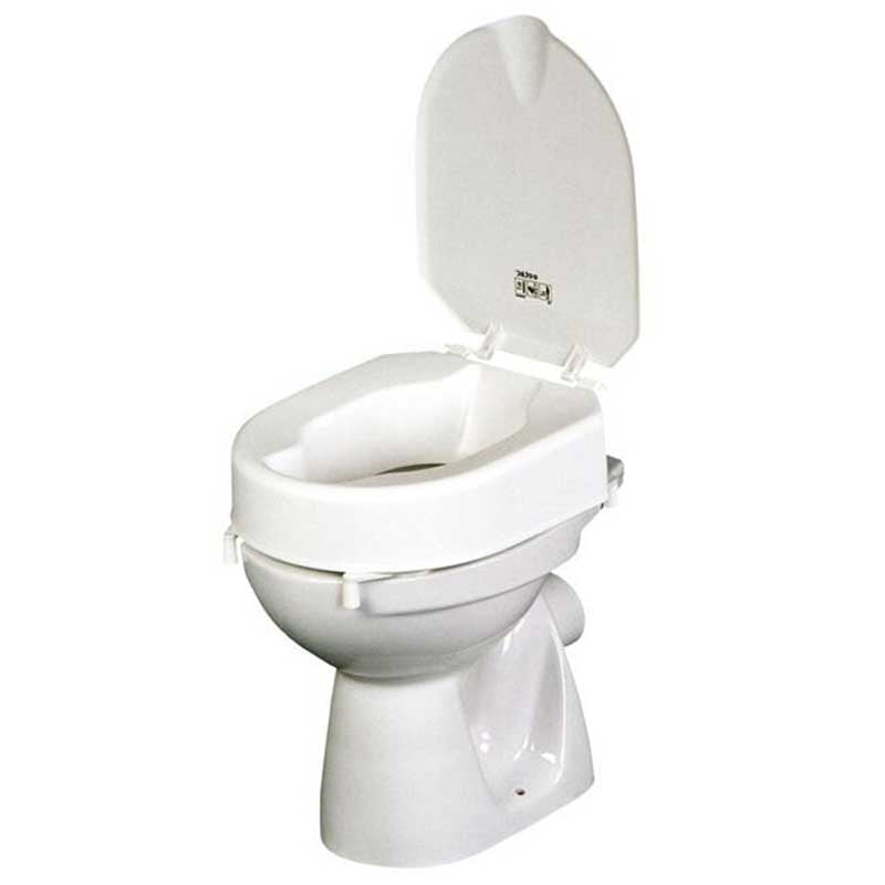 Assento Elevador WC 10cm. HI-LOO com Tampa