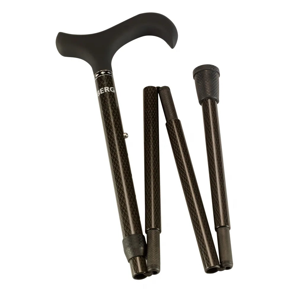 Bastón de carbono plegable