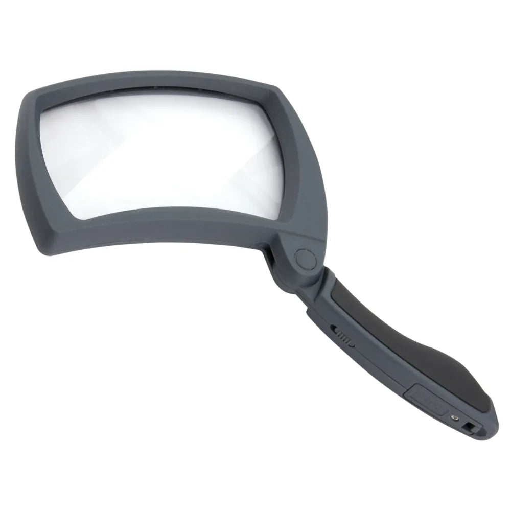 Lupa plegable con luz LED