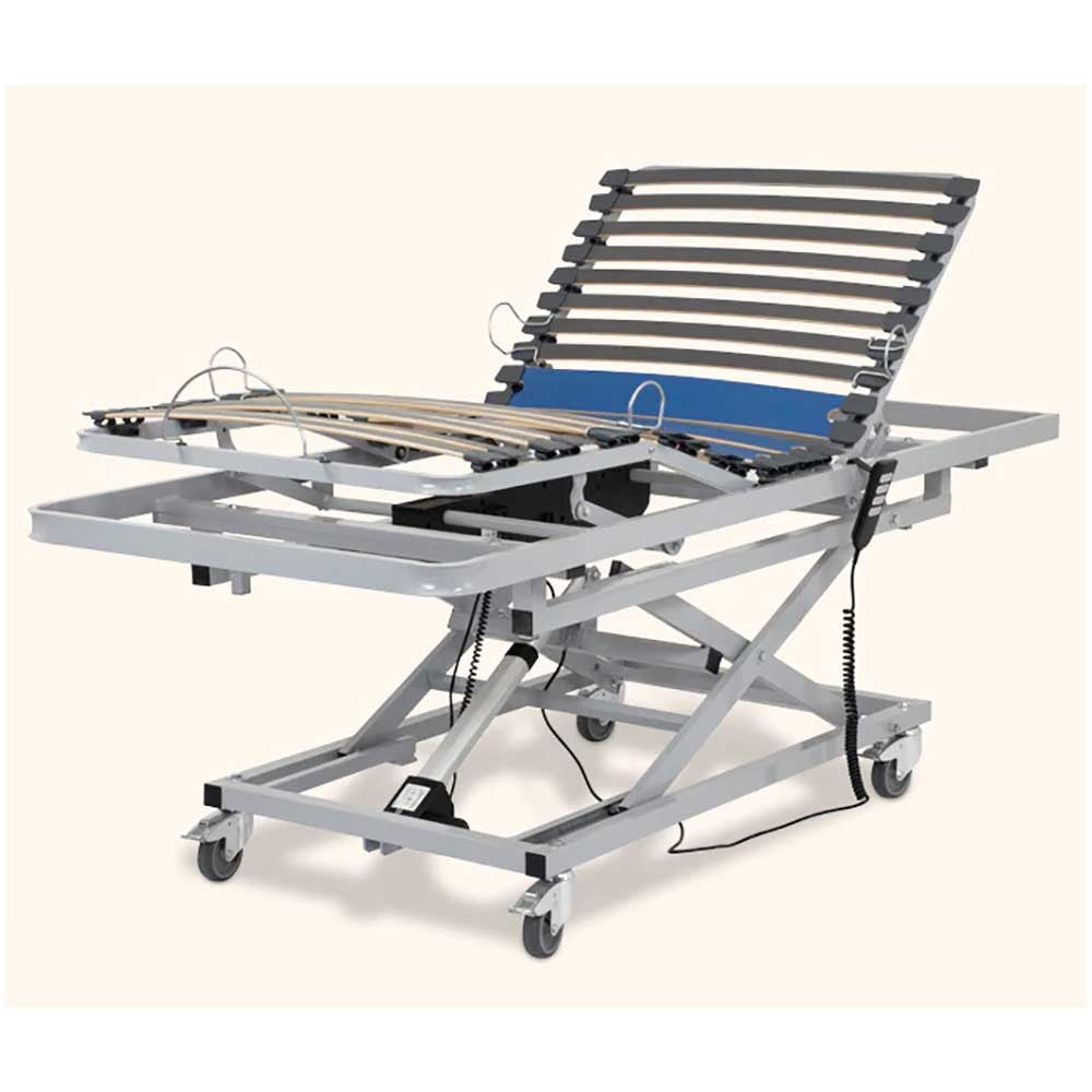 Cama Articulada Sanitária com Carro 90x190 cm. — Bienestar Senior