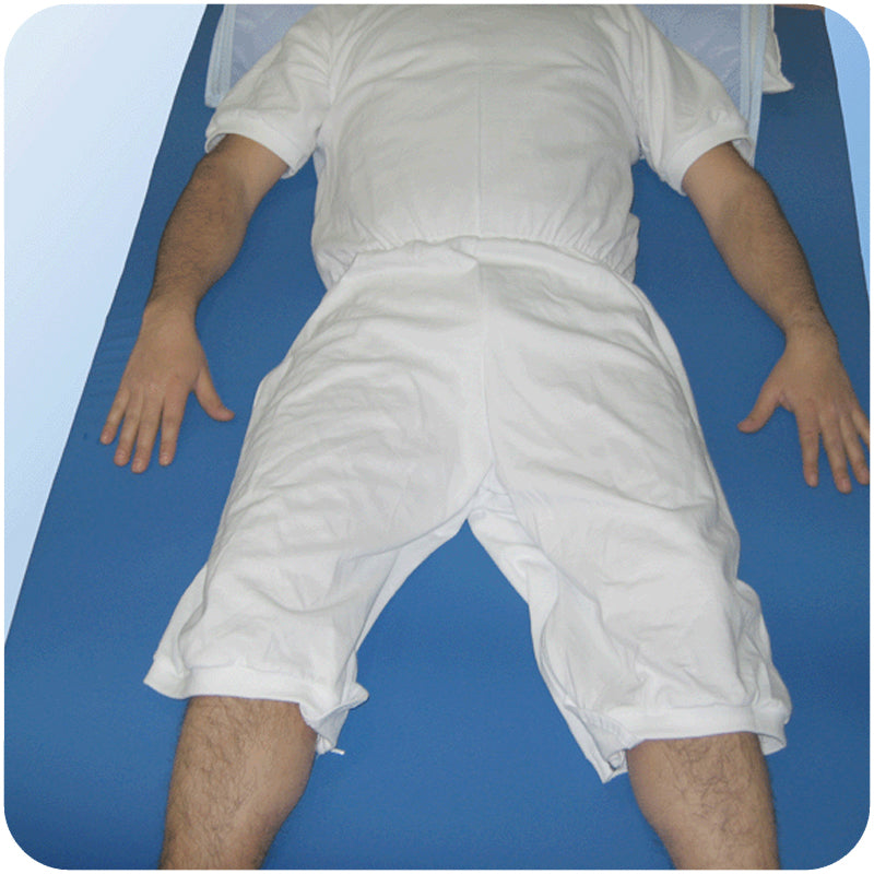 Mono Pijama M/C Entrepierna Aberta Zíper — Bienestar Senior