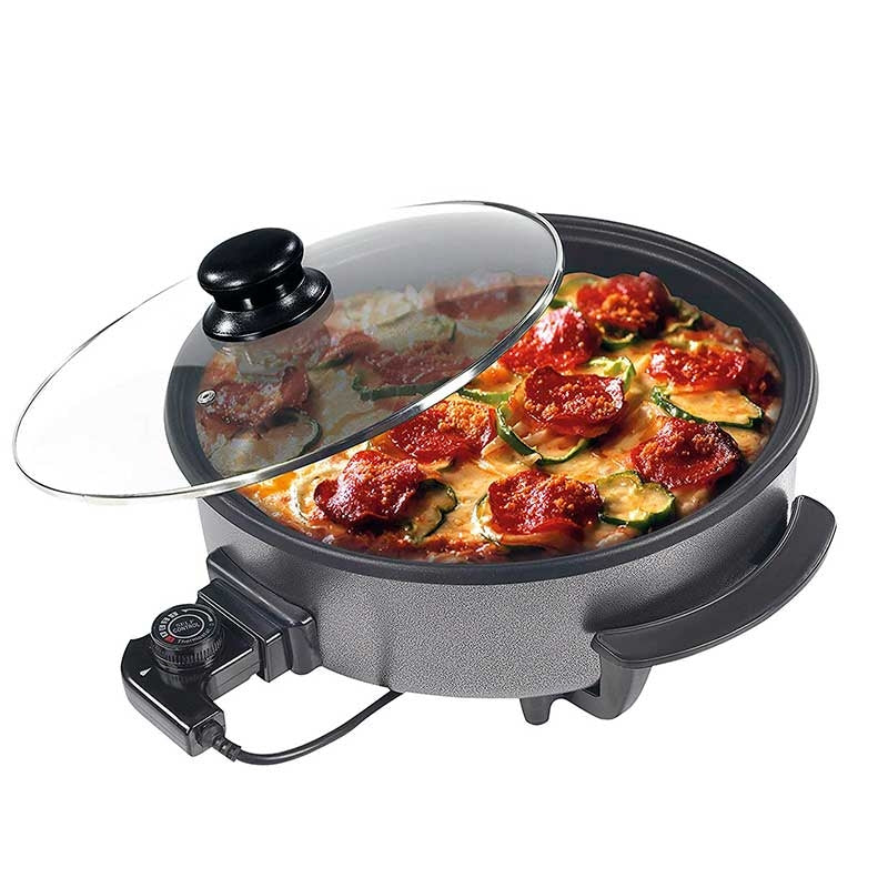 Frigideira Elétrica para Pizzas, Paellas, Fritar...
