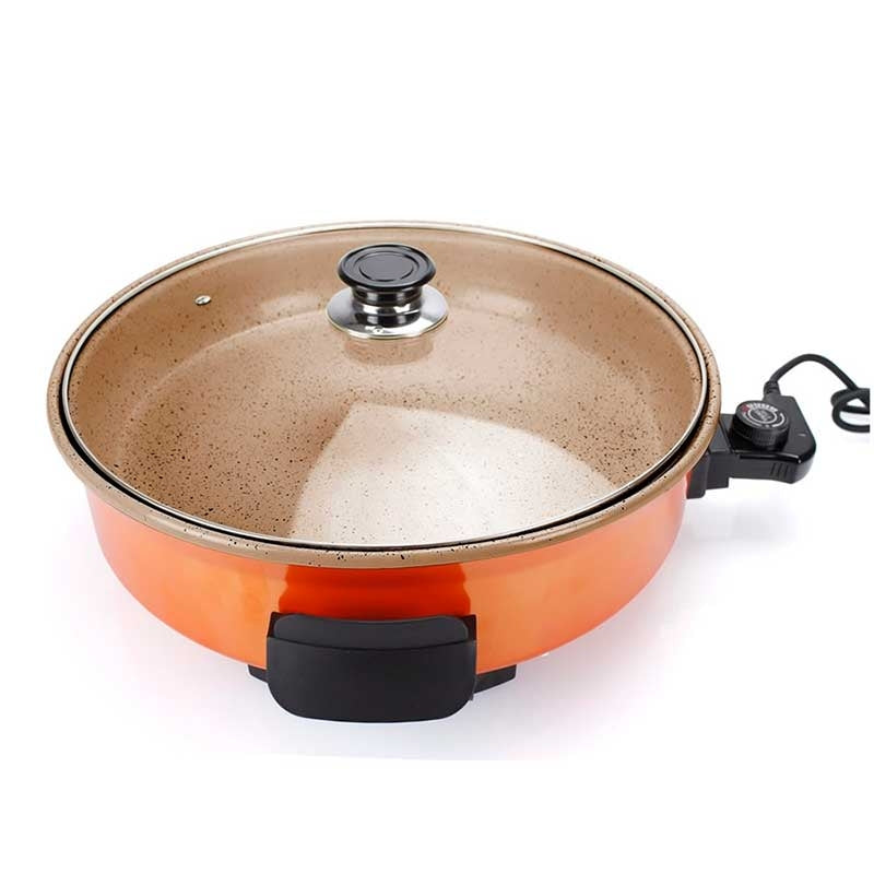 Frigideira Elétrica 'Stone' para Pizzas, Paellas, Fritar...