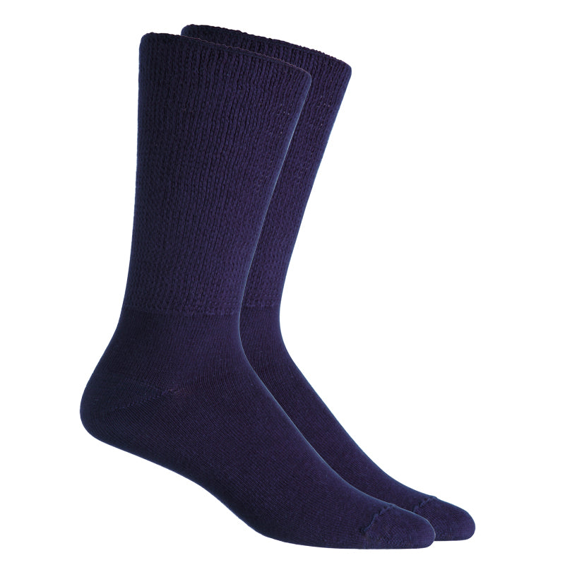 Meias Máxima Conforto Frescas - Azul Marinho / Senhora