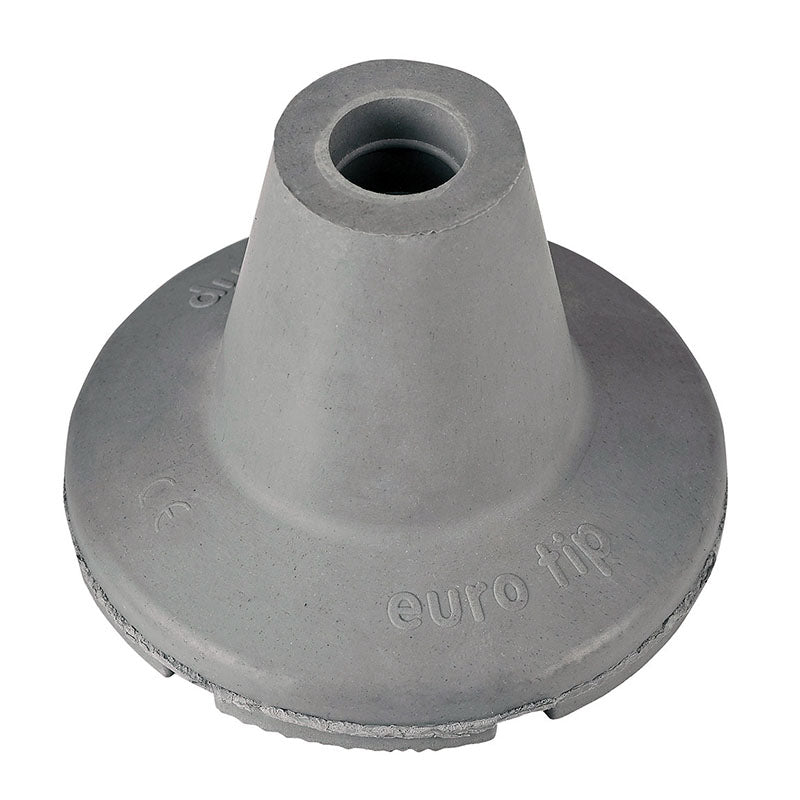 Contera Cinza Ø17/19mm. Base Larga (1 ud.)