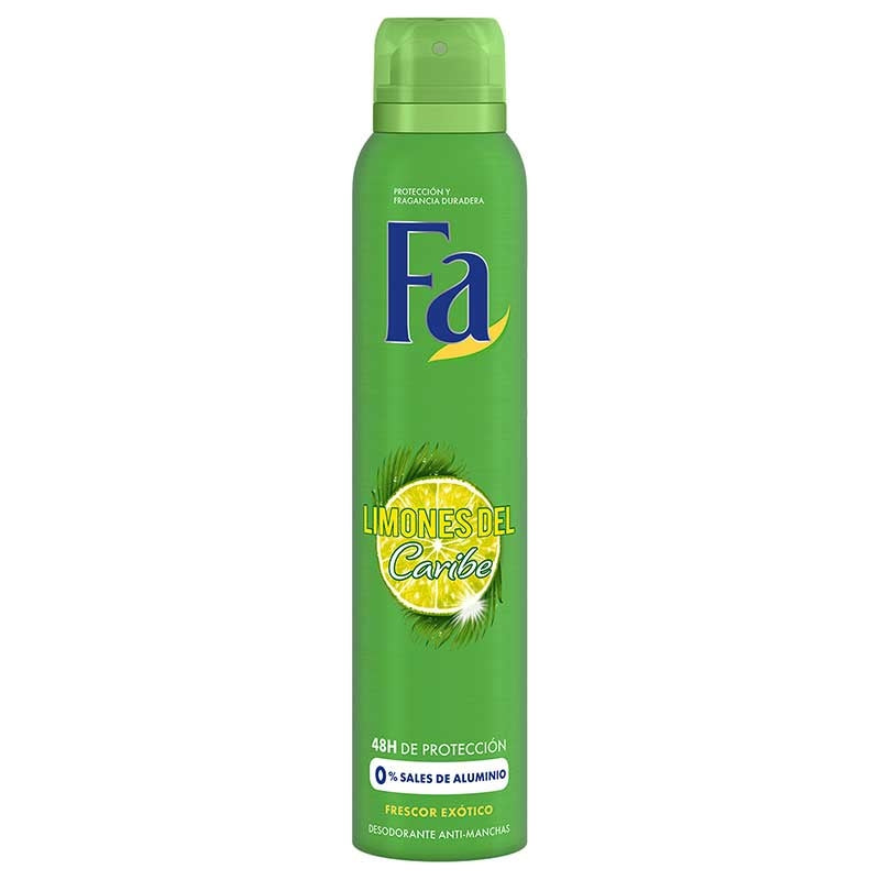 Desodorizante Deo Spray Limões Caribe 'Fa' (200ml.)