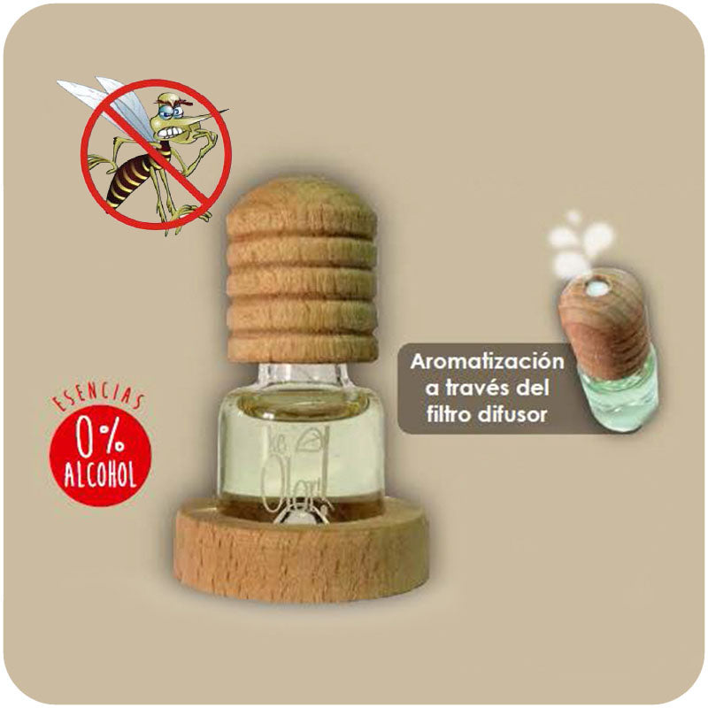 Ambientador Antimosquitos Citronela Base Madeira 7ml. — Bienestar Senior