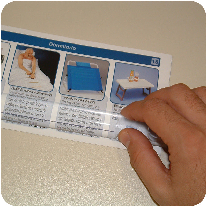 Lupa Régua para Leitura (Lente Orgânica) — Bienestar Senior