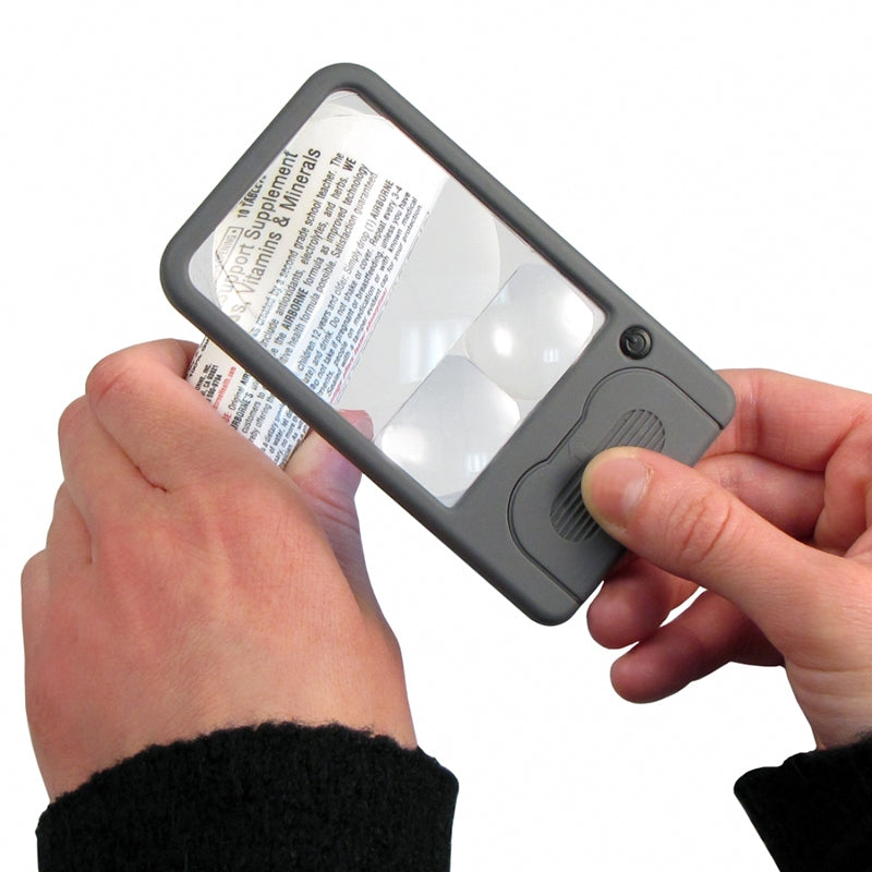 Lupa de Mala Trifocal com Iluminação LED — Bienestar Senior