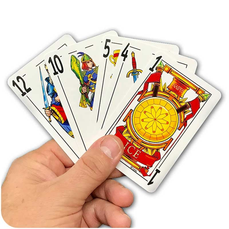Baralho Espanhol Números Grandes (50 Cartas) — Bienestar Senior