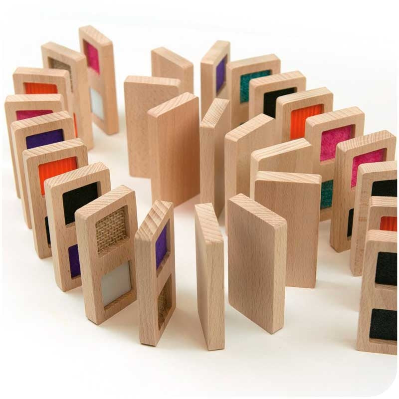 Jogo Dominó Texturas e Cores — Andreu Toys