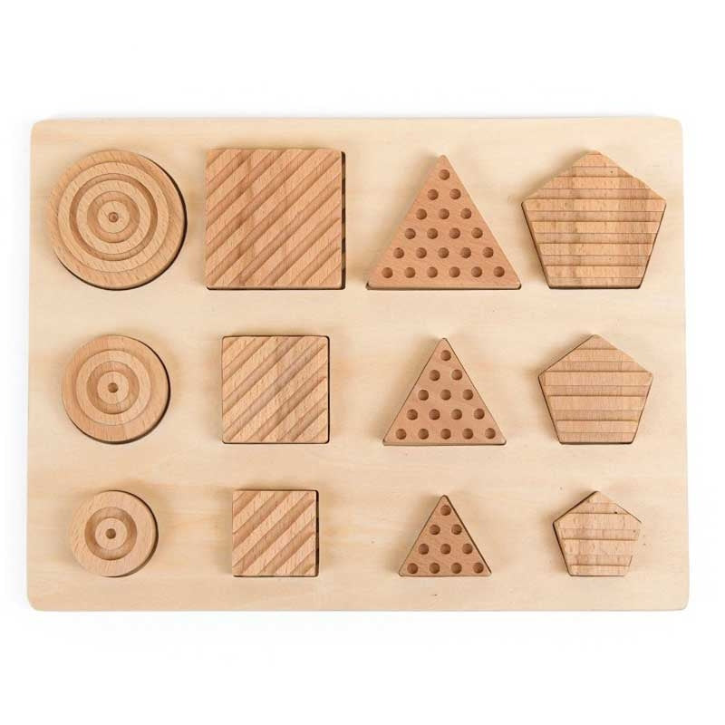 Jogo Sensorial Formas e Tamanhos — Andreu Toys