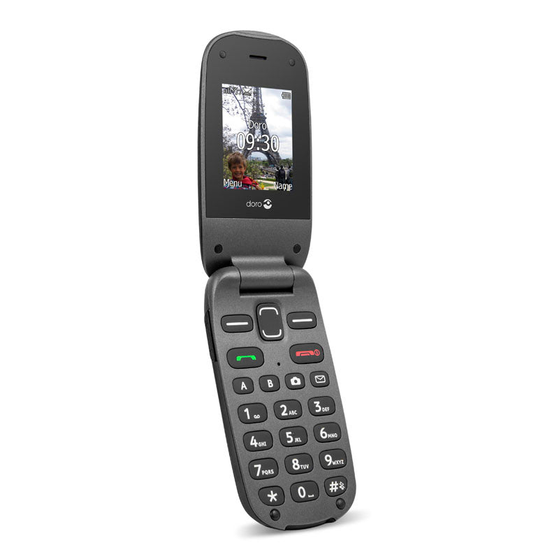 Doro PhoneEasy 607 - Telemóvel Com Tampa - Preto - — Doro