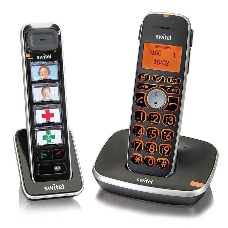 Telefone Sem Fios Amplificado Duo e Teclas Fotográficas VITA — Switel