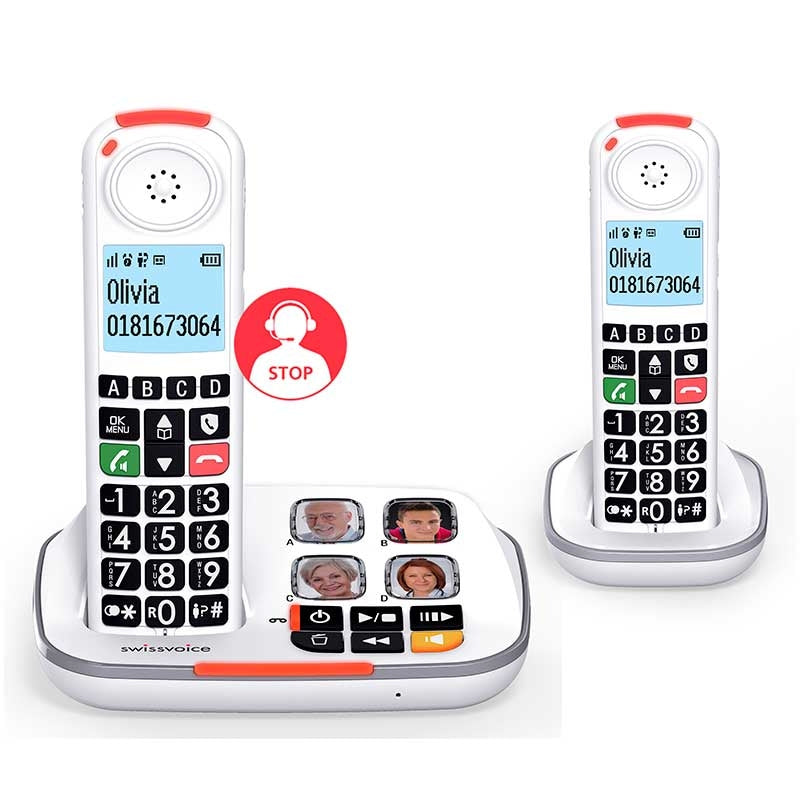 Telefone Sem Fios Base Fototeclas Xtra 2355 DUO