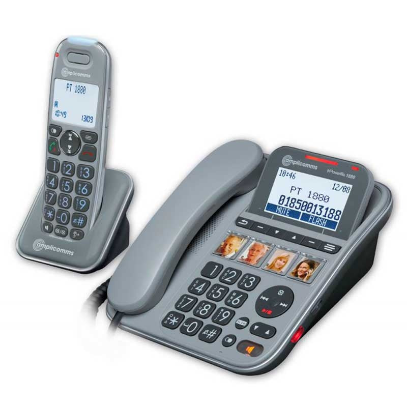 Telefone Amplificado com Fotos Combo PowerTel 2880 — Amplicomms