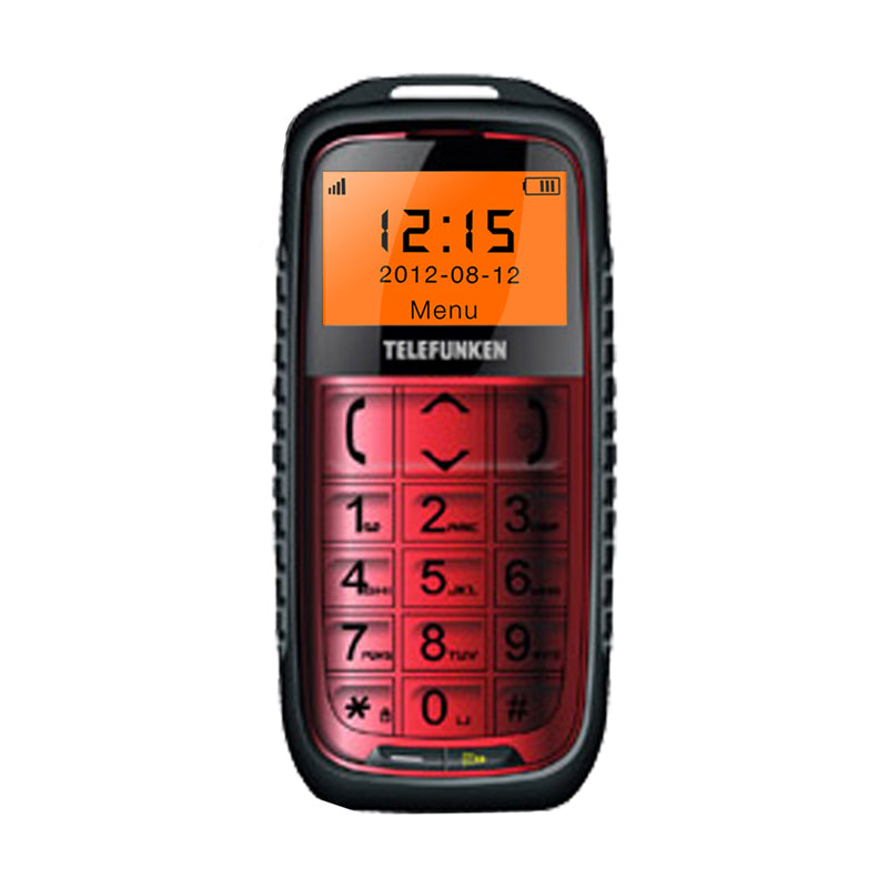 Telemóvel Antichoque Telefunken TM600 -Vermelho-