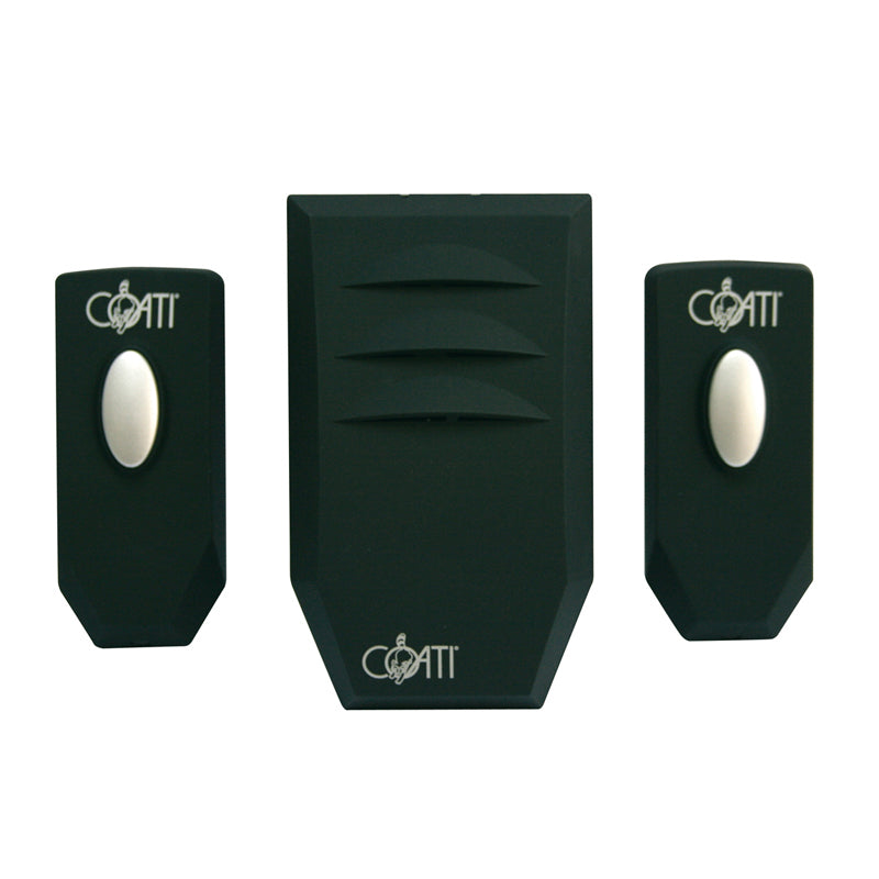 Campainha Portátil 2 Botões + 1 Receptor (100 Mts.)