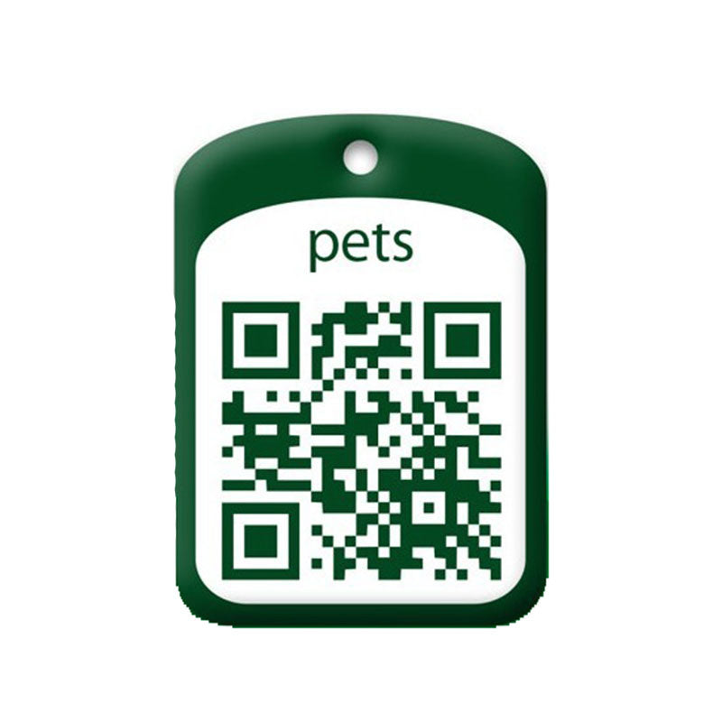 Placa de Identificação com Código QR para Animais de Estimação