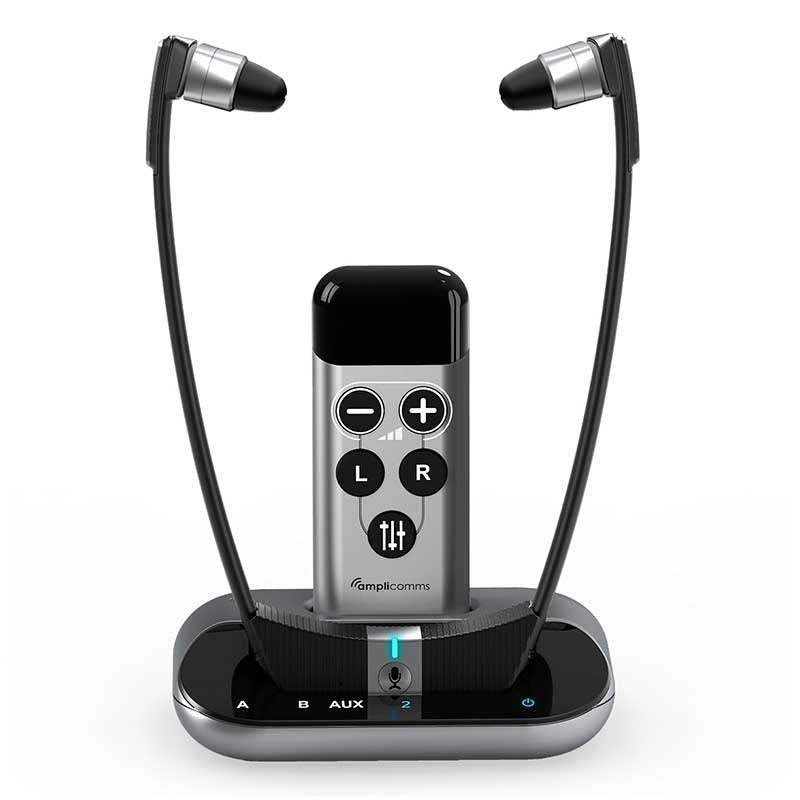 Auscultador Digital Amplificado TV (TV3500) — Amplicomms