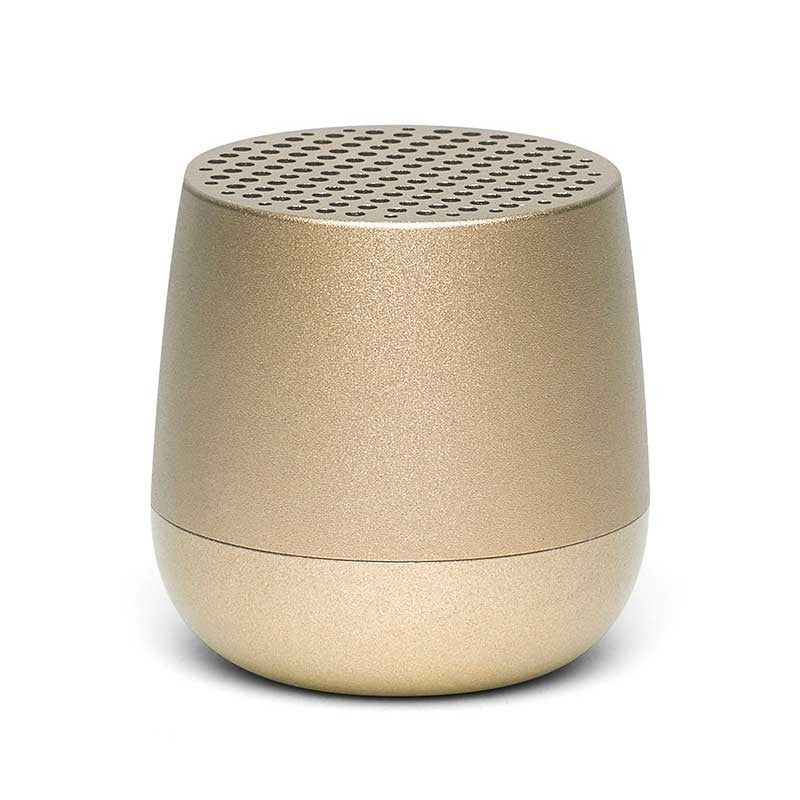 Altifalante Bluetooth Mini Dourado — Bienestar Senior