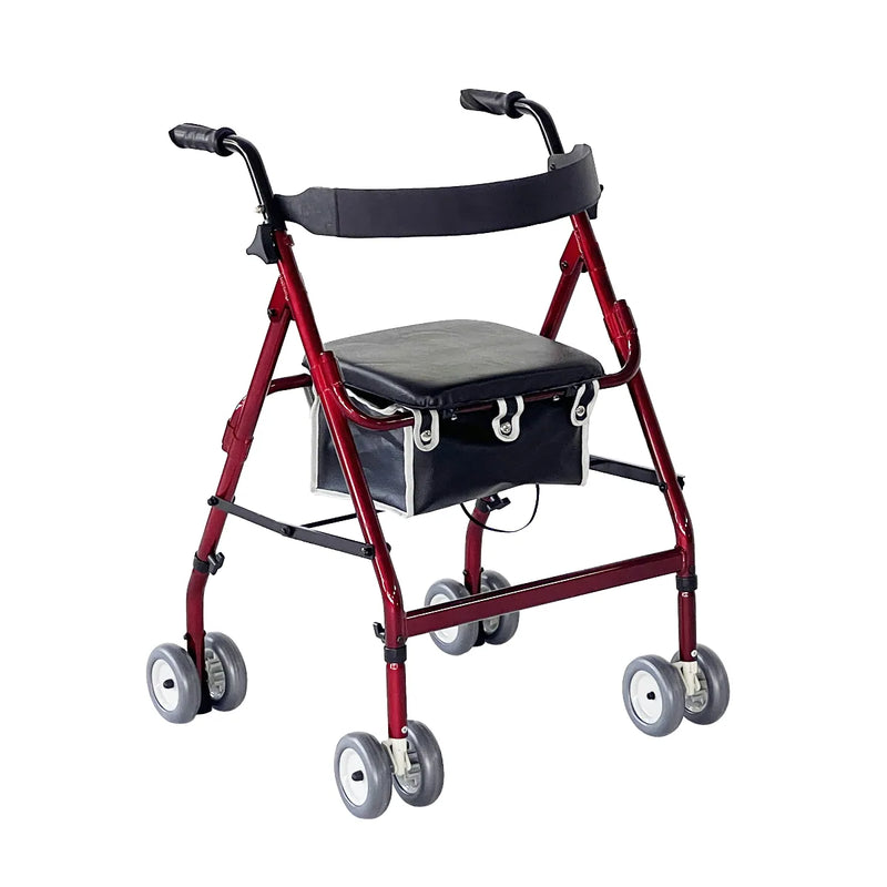 Rollator de aluminio ROLER, Frenos por presión.
