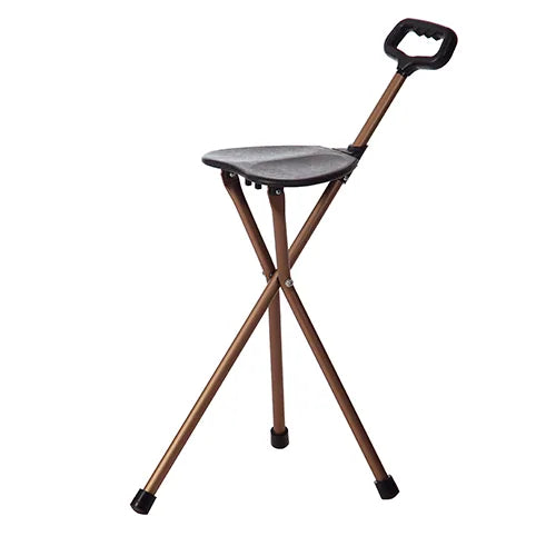 Bastón con asiento 3 patas