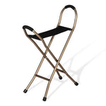 Bastón con asiento 4 patas