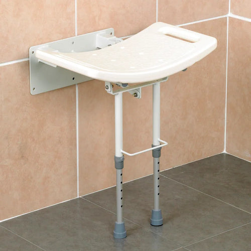 Asiento abatible con patas