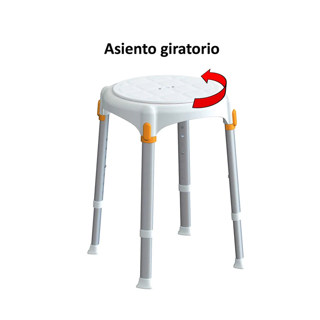 Taburete giratorio ROMA