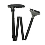 Baston con Luz Plegable con Base Amplia