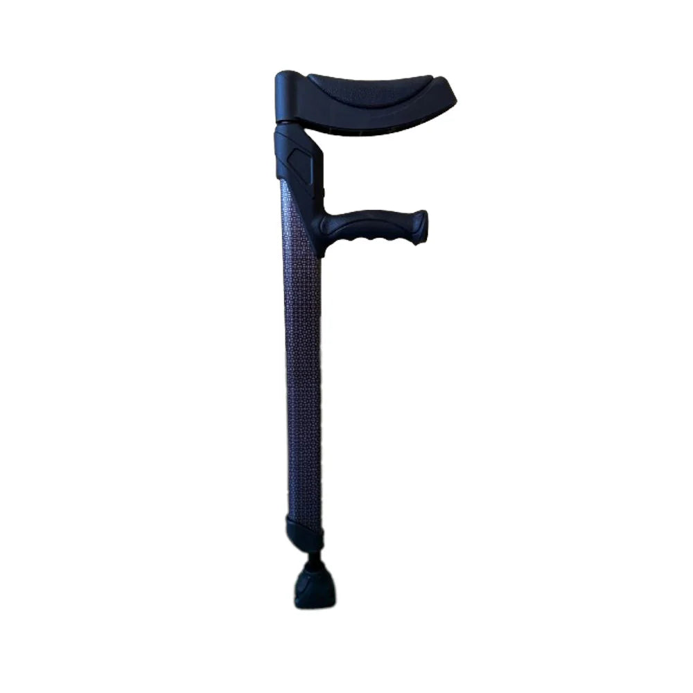 Muleta Axilar Telescopica Diseño Negro (ud)