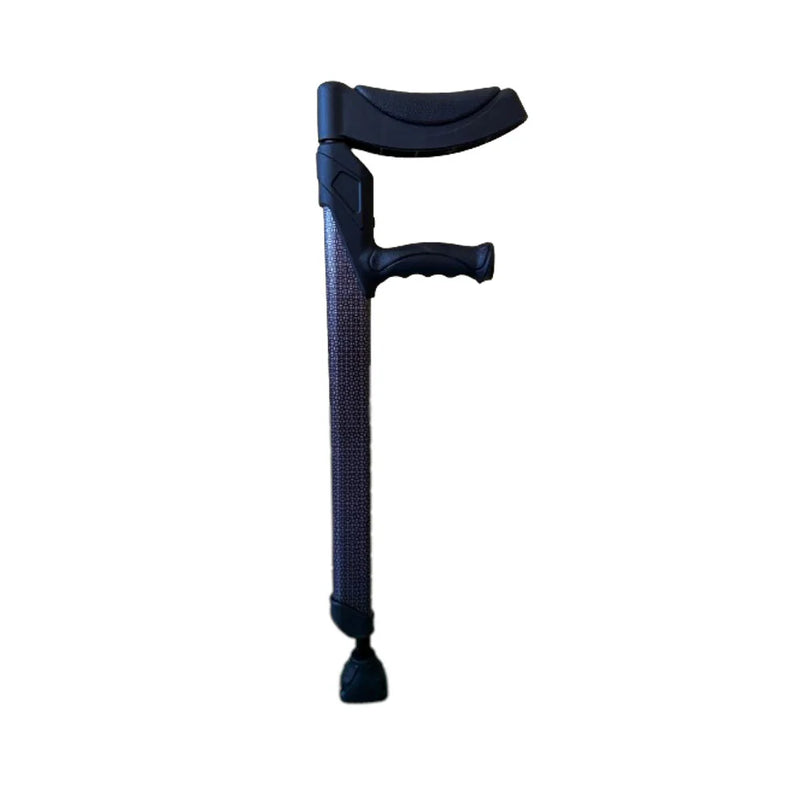 Muleta Axilar Telescopica Diseño Negro (ud)