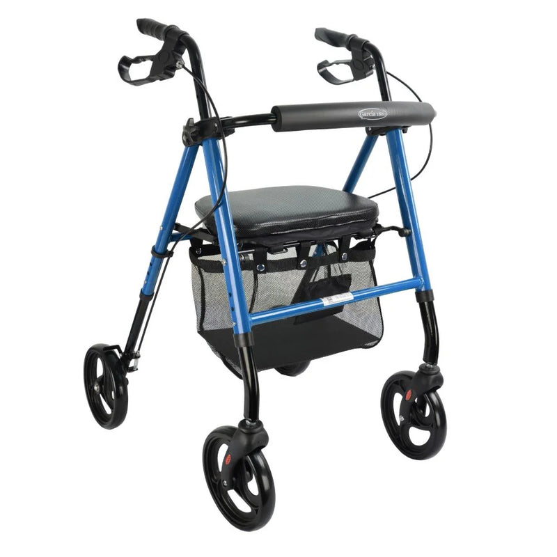 Rollator Alum. con Asiento Regulable en Altura (azul)