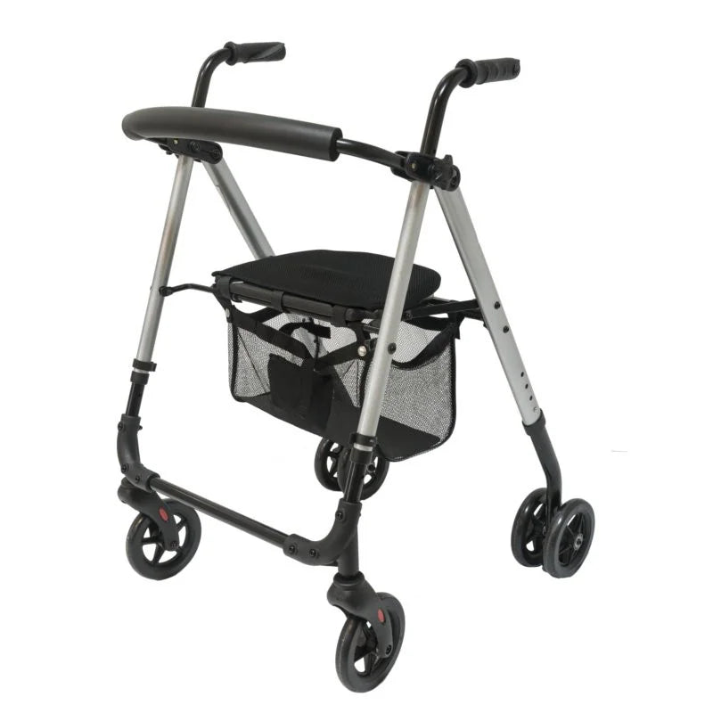 Rollator Alum. Frenos Presion Nuevo Estilo (gris)