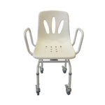 Silla de Ducha Giratoria con Ruedas