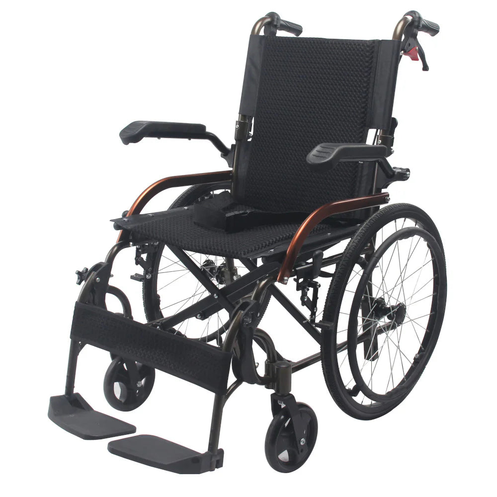 Silla de Ruedas Alum. Autoprop. Brazos Abatibles