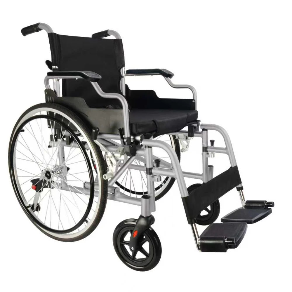 Silla de Ruedas Autopropulsable de Aluminio con Antivuelco