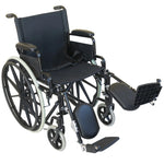 Silla de Ruedas Autopropulsable, Reposapies Elevable