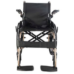 Silla de Ruedas de Alum. Autopropulsable, B. Abatibles, Gold