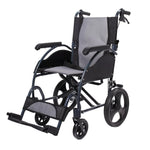 Silla de Ruedas Transporte Alum. y Frenos